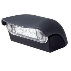 HELLA LED-NUMBER PLATE LIGHT - Multivolt 10-33V DC.  Pre-wired with 500mm cable. Waterproof and salt water resistant.